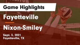 Fayetteville  vs Nixon-Smiley  Game Highlights - Sept. 3, 2021