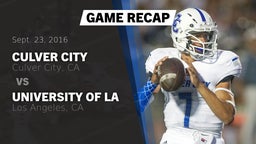 Recap: Culver City  vs. University  of LA 2016
