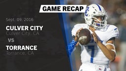 Recap: Culver City  vs. Torrance  2016