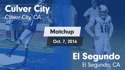 Matchup: Culver City vs. El Segundo  2016