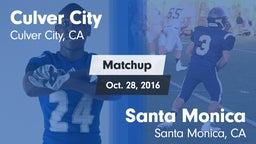 Matchup: Culver City vs. Santa Monica  2016