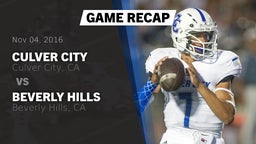 Recap: Culver City  vs. Beverly Hills  2016