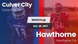 Matchup: Culver City vs. Hawthorne  2017