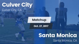 Matchup: Culver City vs. Santa Monica  2017