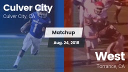 Matchup: Culver City vs. West  2018