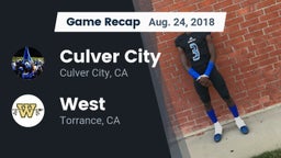 Recap: Culver City  vs. West  2018