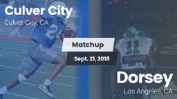 Matchup: Culver City vs. Dorsey  2018