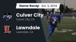 Recap: Culver City  vs. Lawndale  2018