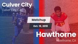 Matchup: Culver City vs. Hawthorne  2018