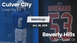 Matchup: Culver City vs. Beverly Hills  2018