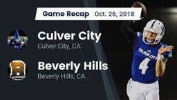 Recap: Culver City  vs. Beverly Hills  2018