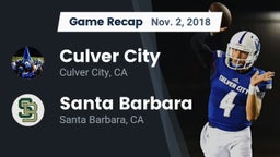 Recap: Culver City  vs. Santa Barbara  2018
