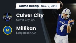 Recap: Culver City  vs. Millikan  2018
