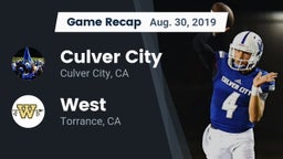 Recap: Culver City  vs. West  2019
