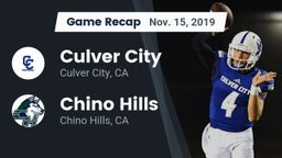 Recap: Culver City  vs. Chino Hills  2019