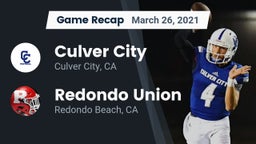 Recap: Culver City  vs. Redondo Union  2021