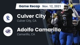 Recap: Culver City  vs. Adolfo Camarillo  2021