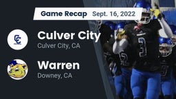 Recap: Culver City  vs. Warren  2022