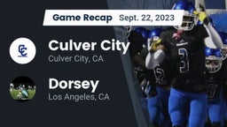 Recap: Culver City  vs. Dorsey  2023
