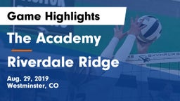 The Academy vs Riverdale Ridge Game Highlights - Aug. 29, 2019