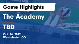 The Academy vs TBD Game Highlights - Oct. 24, 2019