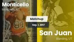Matchup: Monticello vs. San Juan  2017