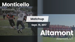 Matchup: Monticello vs. Altamont  2017