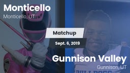 Matchup: Monticello vs. Gunnison Valley  2019