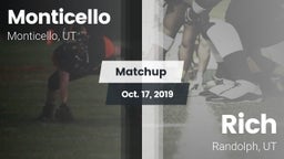 Matchup: Monticello vs. Rich  2019