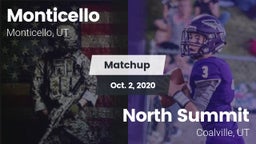 Matchup: Monticello vs. North Summit  2020
