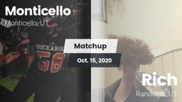 Matchup: Monticello vs. Rich  2020