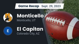Recap: Monticello  vs. El Capitan  2023