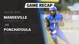 Recap: Mandeville  vs. Ponchatoula  2016