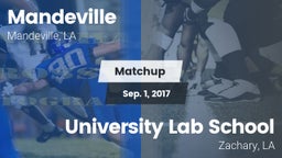 Matchup: Mandeville vs. University Lab School 2017