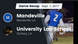 Recap: Mandeville  vs. University Lab School 2017