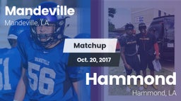 Matchup: Mandeville vs. Hammond  2017