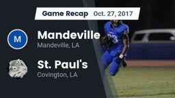 Recap: Mandeville  vs. St. Paul's  2017