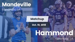 Matchup: Mandeville vs. Hammond  2018