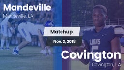 Matchup: Mandeville vs. Covington  2018