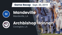 Recap: Mandeville  vs. Archbishop Hannan  2019
