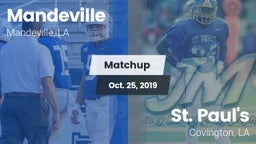 Matchup: Mandeville vs. St. Paul's  2019