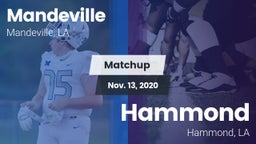 Matchup: Mandeville vs. Hammond  2020