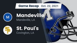 Recap: Mandeville  vs. St. Paul's  2021