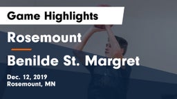 Rosemount  vs Benilde St. Margret Game Highlights - Dec. 12, 2019
