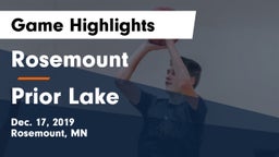 Rosemount  vs Prior Lake  Game Highlights - Dec. 17, 2019