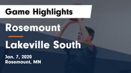 Rosemount  vs Lakeville South  Game Highlights - Jan. 7, 2020