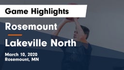 Rosemount  vs Lakeville North  Game Highlights - March 10, 2020