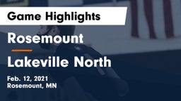 Rosemount  vs Lakeville North  Game Highlights - Feb. 12, 2021