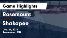 Rosemount  vs Shakopee  Game Highlights - Dec. 21, 2021
