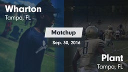 Matchup: Wharton vs. Plant  2015